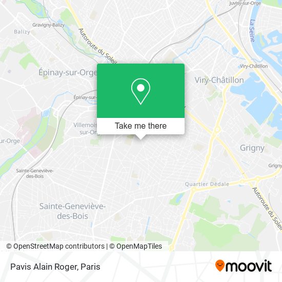 Pavis Alain Roger map