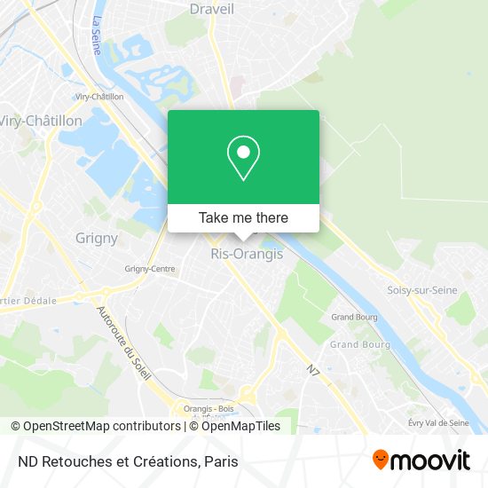 ND Retouches et Créations map