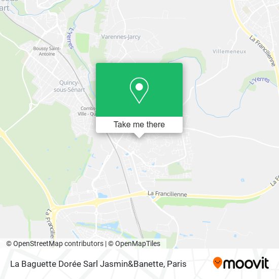 La Baguette Dorée Sarl Jasmin&Banette map