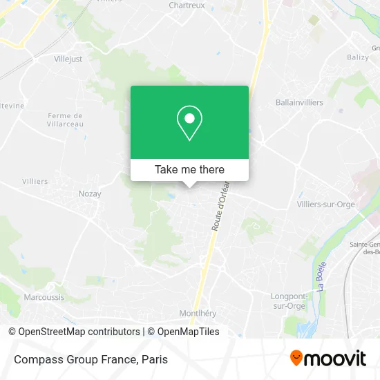 Compass Group France map
