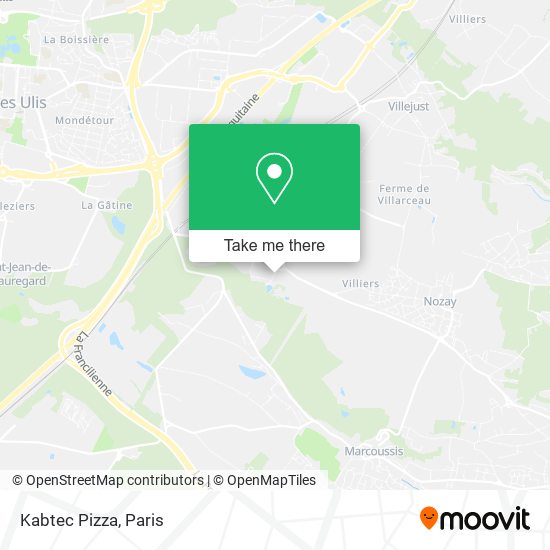 Kabtec Pizza map