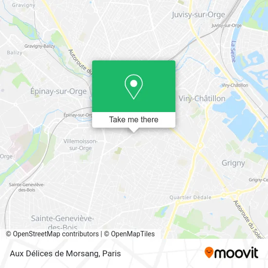 Aux Délices de Morsang map