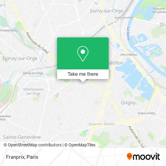 Franprix map