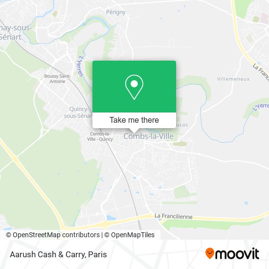 Aarush Cash & Carry map