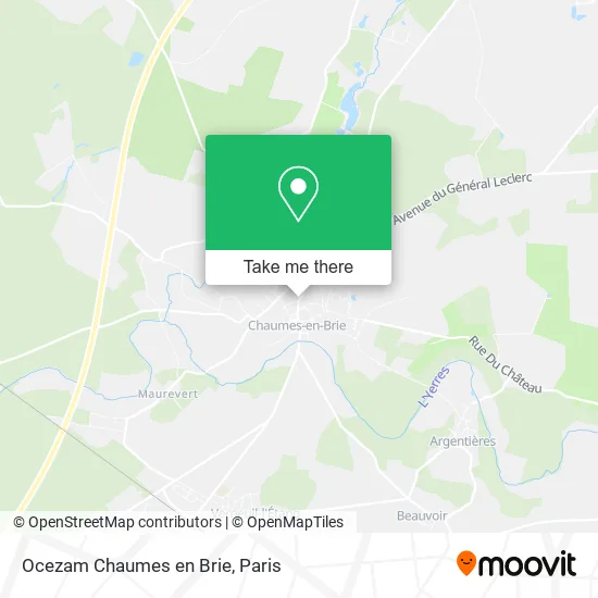 Ocezam Chaumes en Brie map