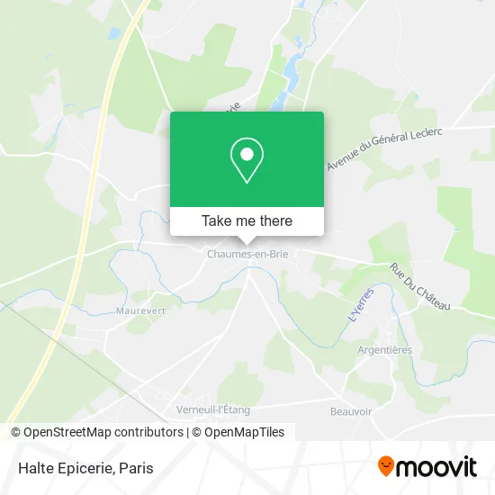 Halte Epicerie map