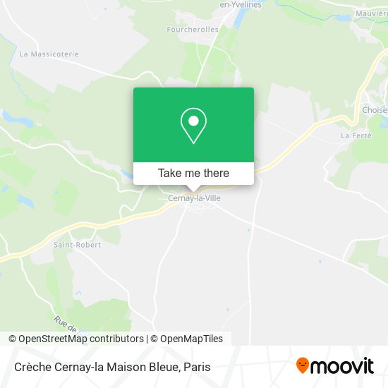 Crèche Cernay-la Maison Bleue map