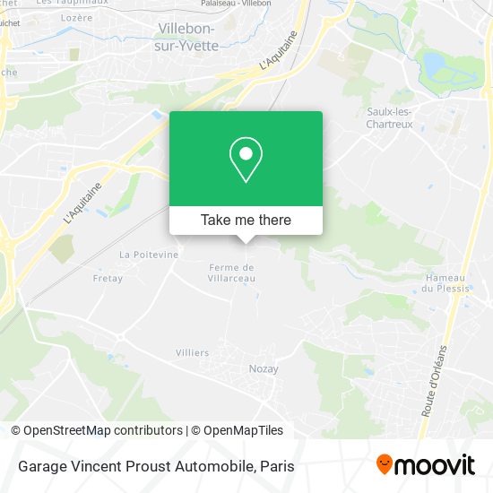 Garage Vincent Proust Automobile map