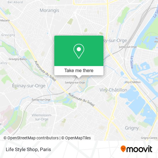 Life Style Shop map