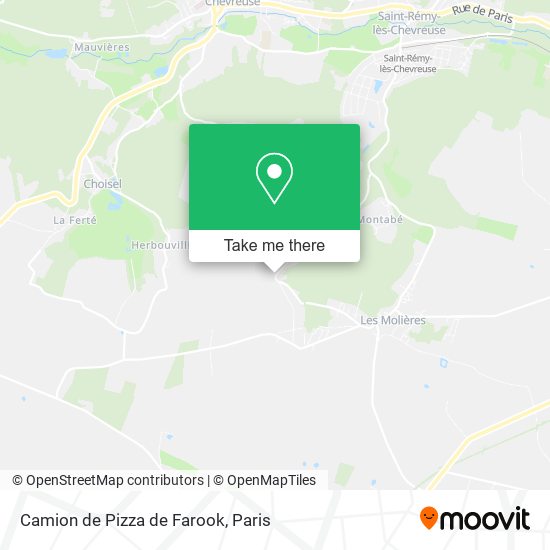 Camion de Pizza de Farook map