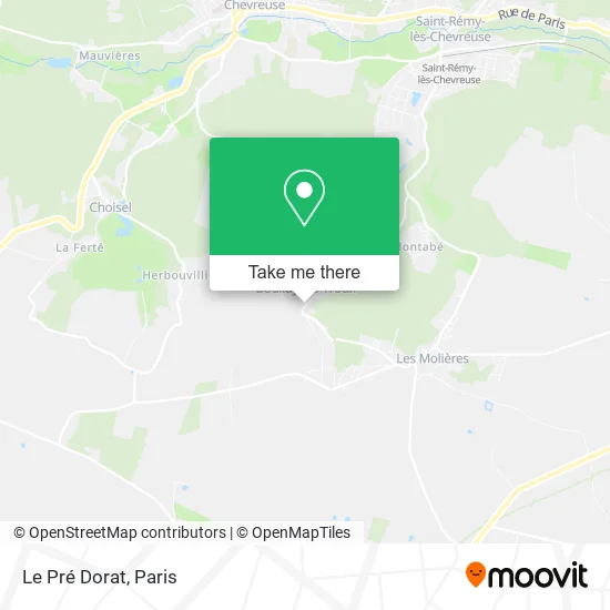 Le Pré Dorat map