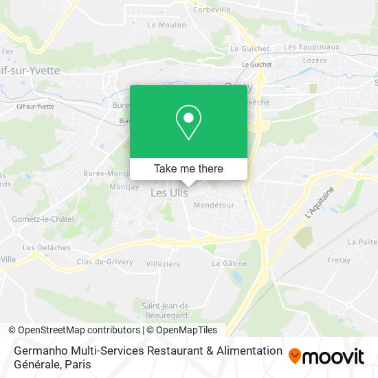 Mapa Germanho Multi-Services Restaurant & Alimentation Générale