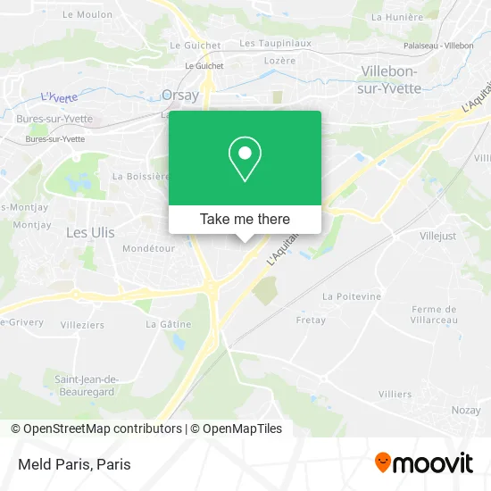 Meld Paris map