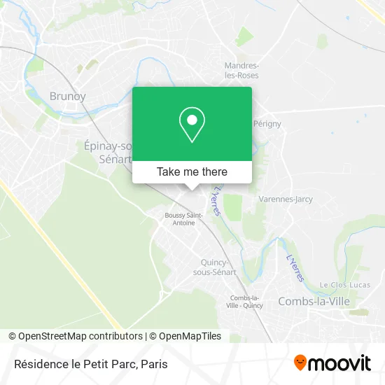 Résidence le Petit Parc map