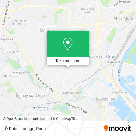 Mapa Ó Dubai Lounge