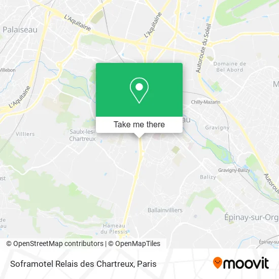 Soframotel Relais des Chartreux map