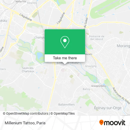 Millenium Tattoo map