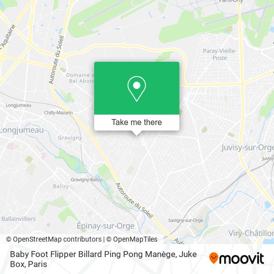 Mapa Baby Foot Flipper Billard Ping Pong Manège, Juke Box