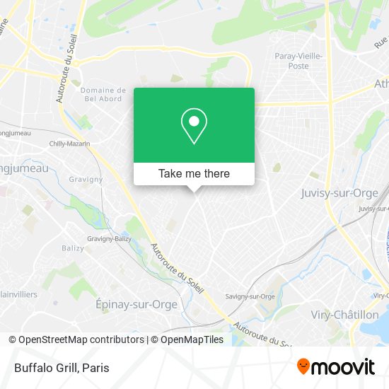 Buffalo Grill map