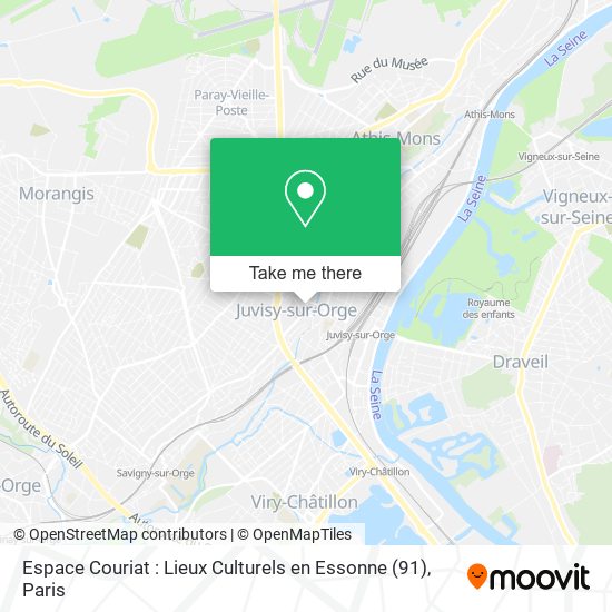 Espace Couriat : Lieux Culturels en Essonne (91) map