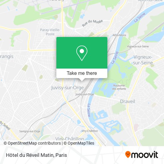 Hôtel du Réveil Matin map