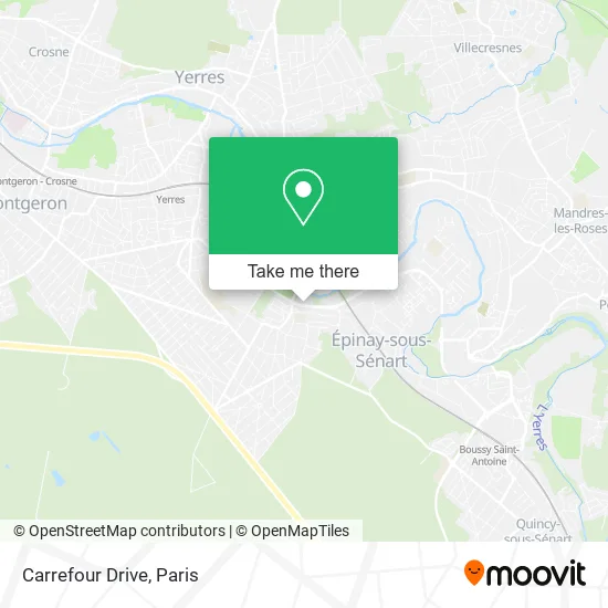 Carrefour Drive map