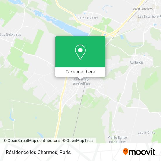 Résidence les Charmes map