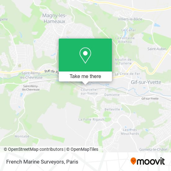 French Marine Surveyors map