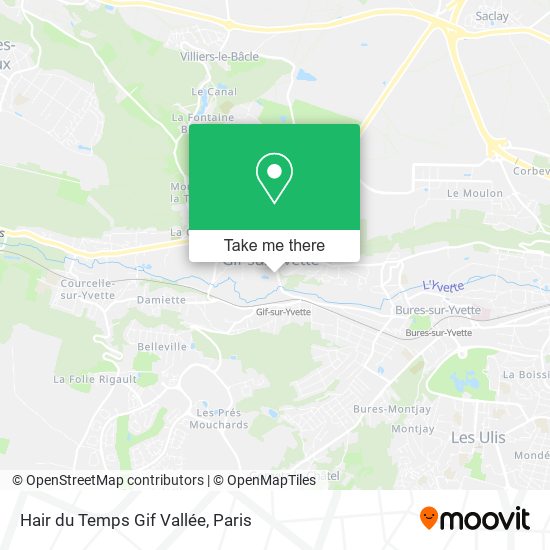 Hair du Temps Gif Vallée map