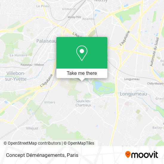 Concept Déménagements map