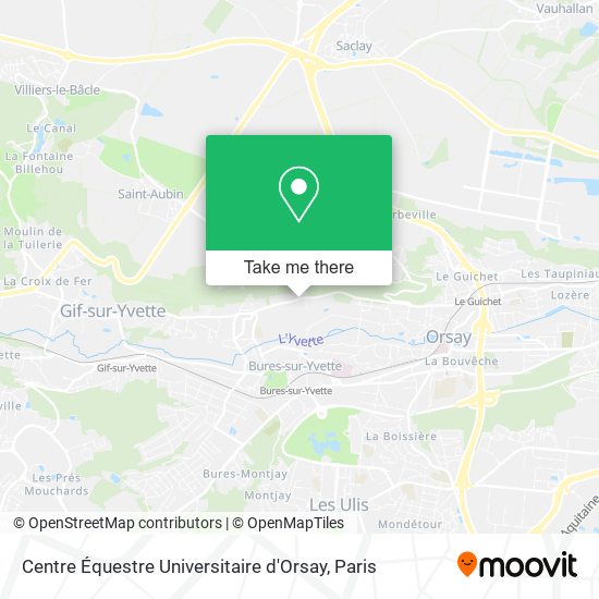 Centre Équestre Universitaire d'Orsay map