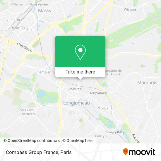 Compass Group France map