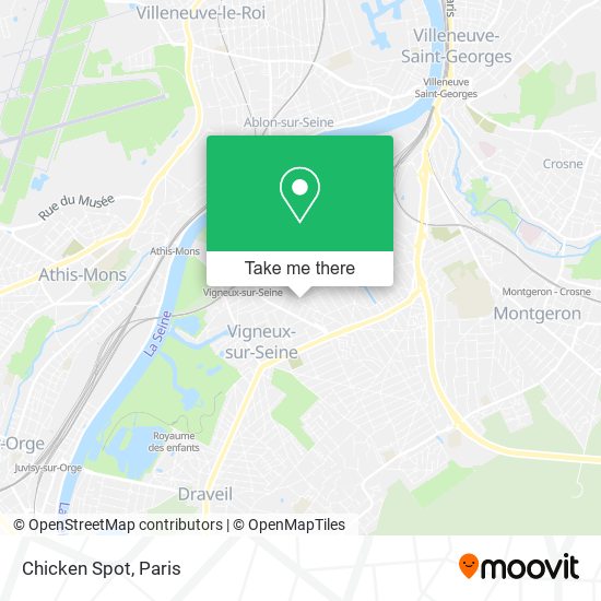 Chicken Spot map