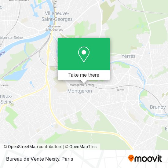 Bureau de Vente Nexity map