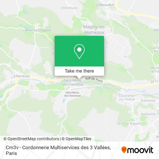 Cm3v - Cordonnerie Multiservices des 3 Vallées map