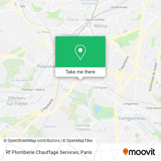 Rf Plomberie Chauffage Services map