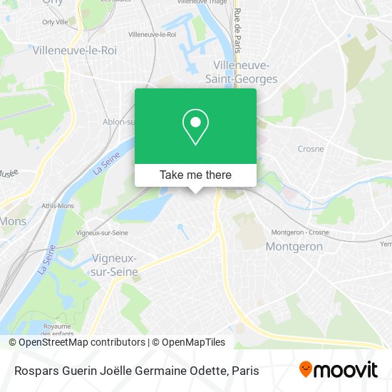 Mapa Rospars Guerin Joëlle Germaine Odette