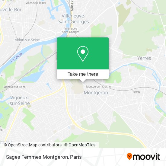 Mapa Sages Femmes Montgeron
