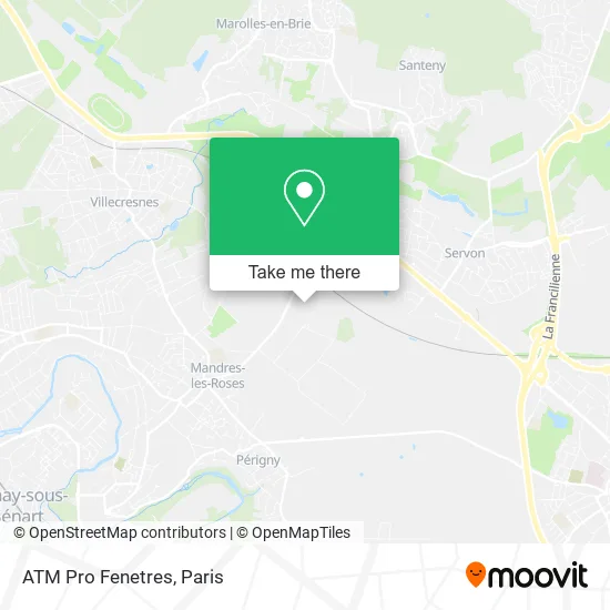 ATM Pro Fenetres map