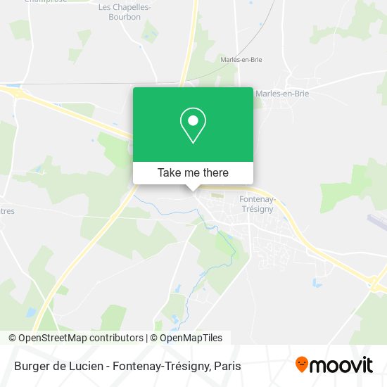 Burger de Lucien - Fontenay-Trésigny map