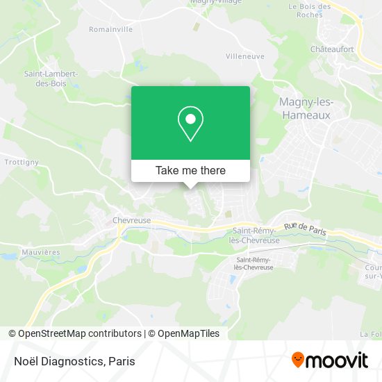 Noël Diagnostics map