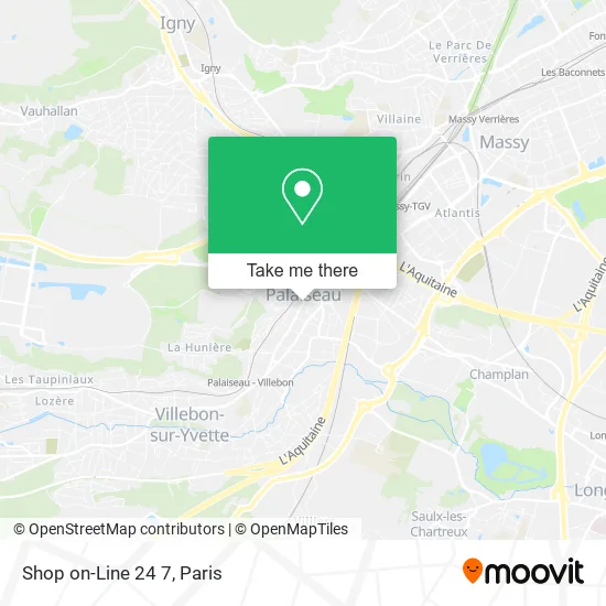 Shop on-Line 24 7 map