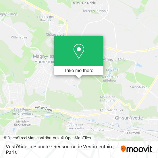 Mapa Vesti'Aide la Planète - Ressourcerie Vestimentaire