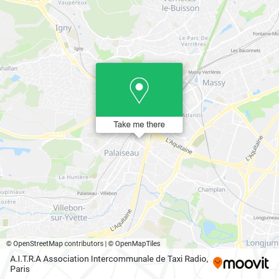 A.I.T.R.A Association Intercommunale de Taxi Radio map