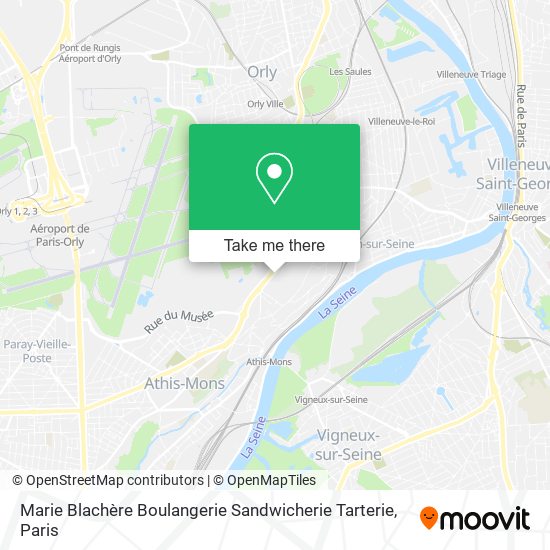 Marie Blachère Boulangerie Sandwicherie Tarterie map