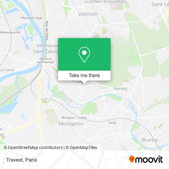Travext map