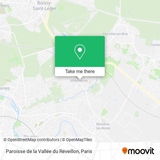 Paroisse de la Vallée du Réveillon map