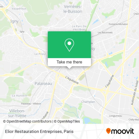 Elior Restauration Entreprises map