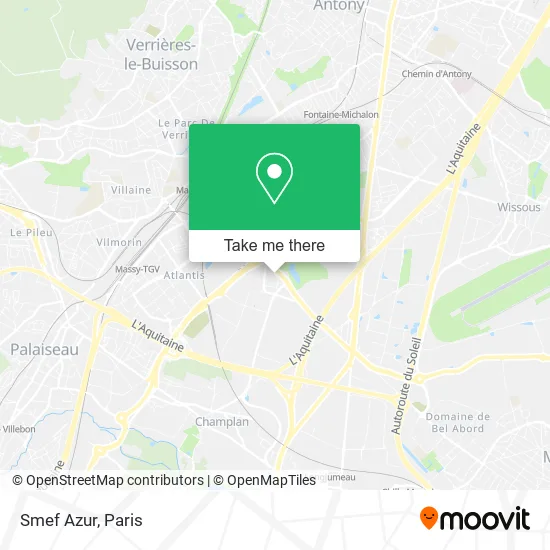Smef Azur map