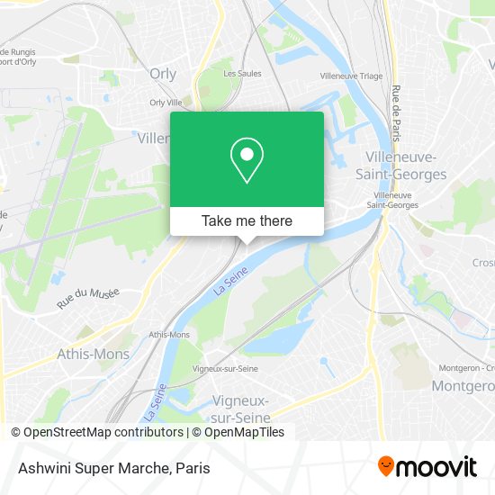 Ashwini Super Marche map